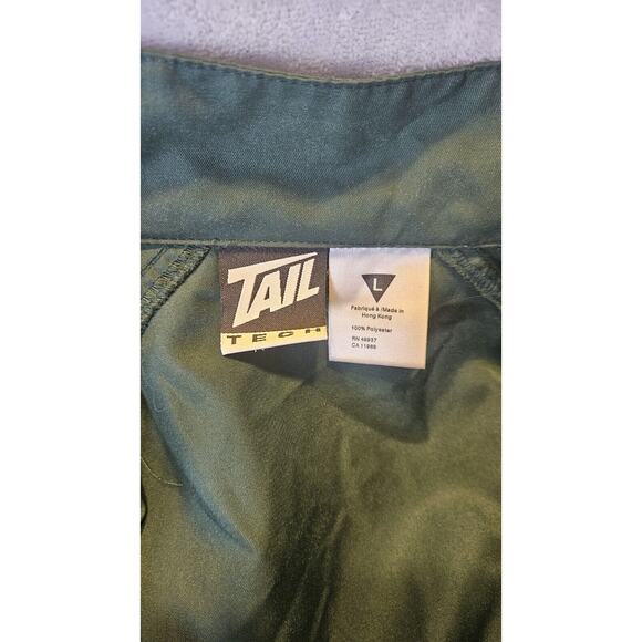 Tail Tech Jacket Womens Large Green Full Zip Athletic Golf Tennis pockets - Picture 4 of 7